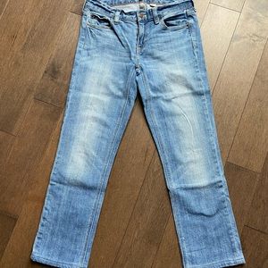 J.Crew Factory Straight and Narrow Jeans in Cherish Wash, Size 25 Short